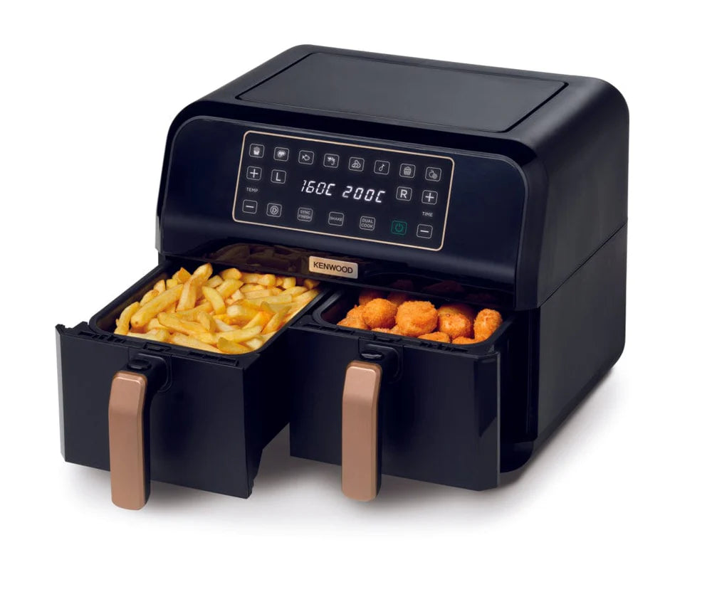 Kenwood Digital Twin Air Fryer 4L+4L HFP70.000BK