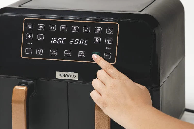 Kenwood Digital Twin Air Fryer 4L+4L HFP70.000BK