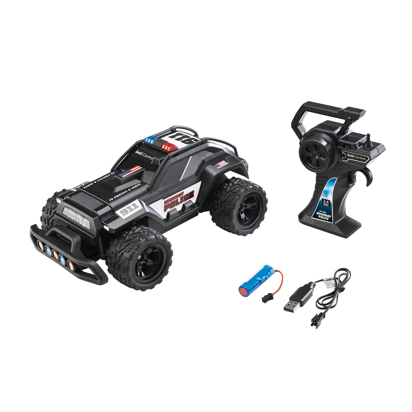 Revell RC Car Highway Police