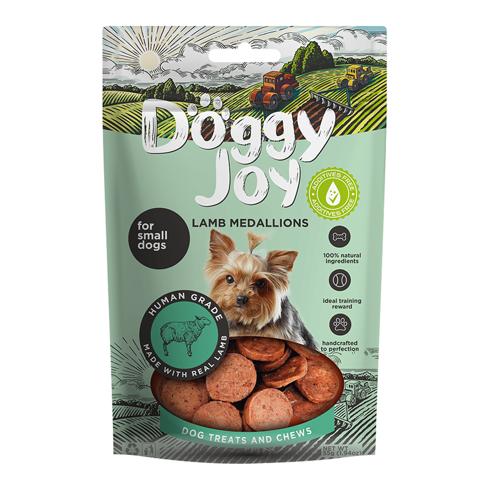 Doggy Joy Lamb Medallions Dog Treats 55gm