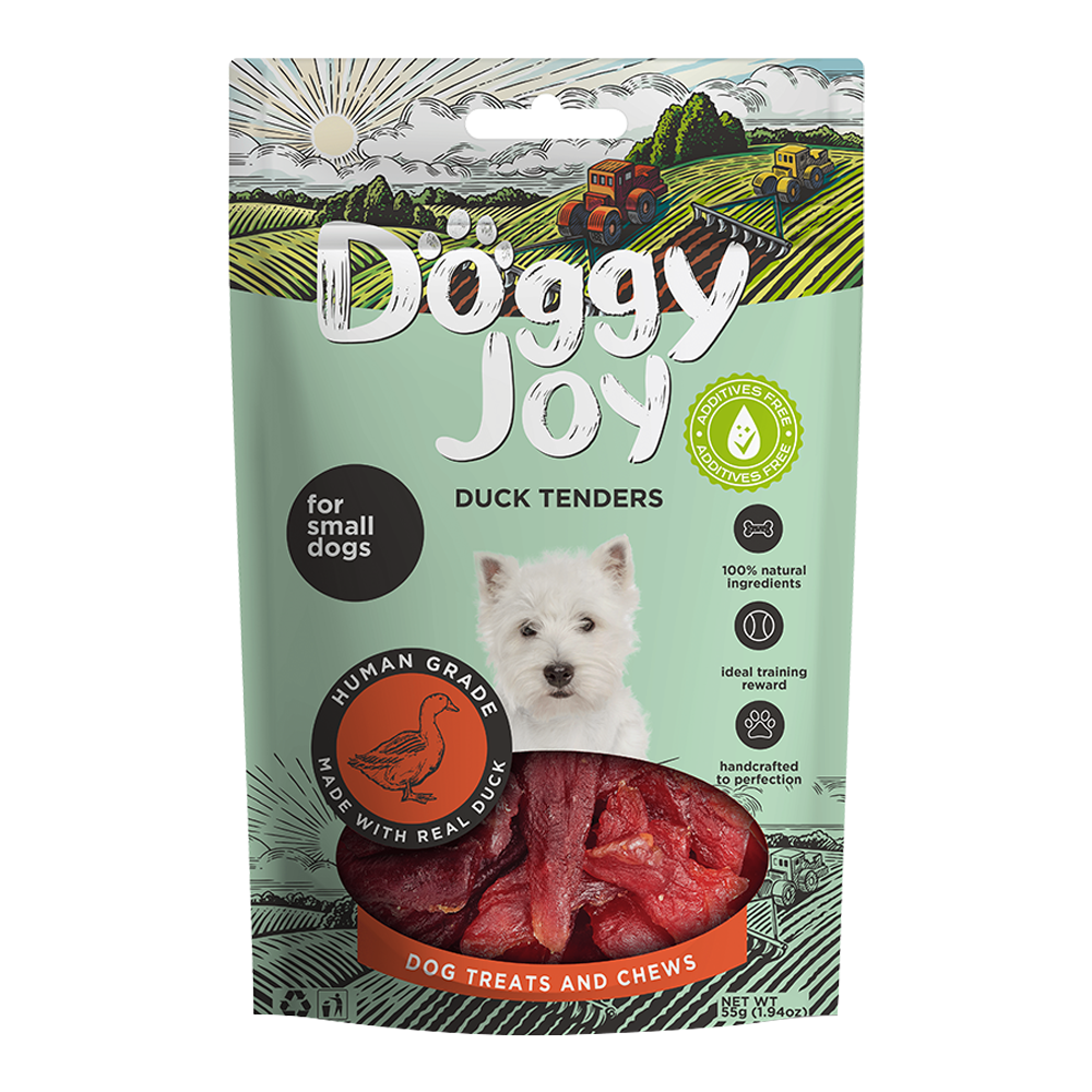 Doggy Joy Duck Tenders Dog Treats 55gm