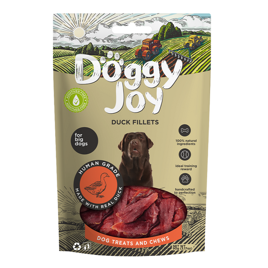 Doggy Joy Duck Fillets Dog Treats 90gm