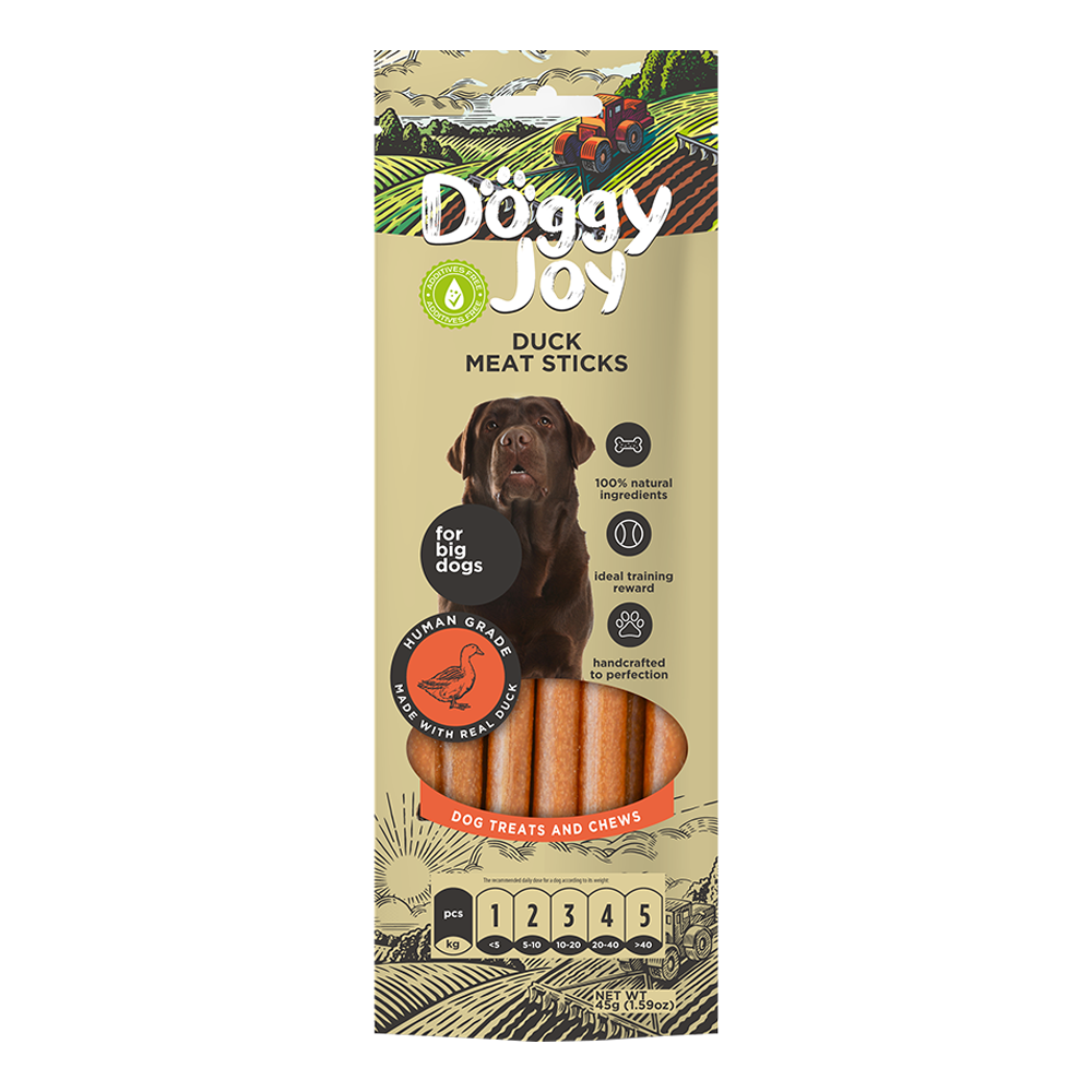 Doggy Joy Duck Meat Sticks Dog Treats 45gm