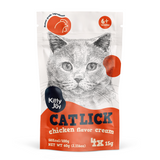 Kitty Joy Cat Lick Chicken Flavor Cream Cat Treats 4x15gm
