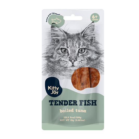 Kitty Joy Tender Fish Boiled Tuna Cat Treats 25gm