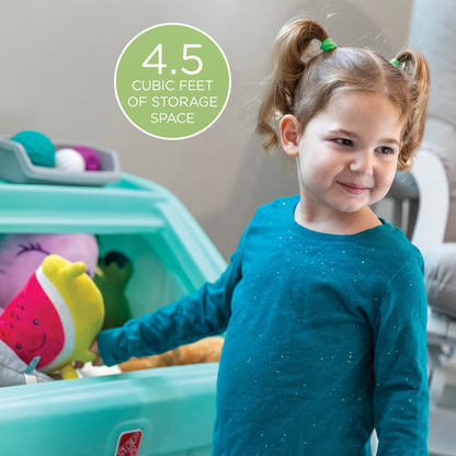 Step2 2 in 1 Toy Box and Art Lid - Mint