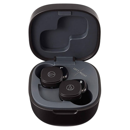 Audio-Technica ATH-SQ1TW Wireless Earbuds - Black