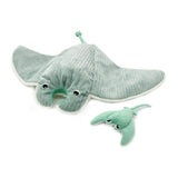 Les Déglingos - Mentalou Manta Ray Mama/Baby - Mint