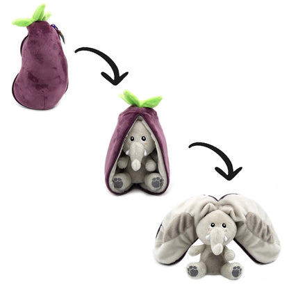 Les Déglingos - Veggie Series Velvet The Elephant - Eggplant