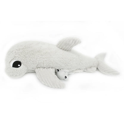Les Déglingos - Clou The Hammerhead Shark Mom And Baby - Light Grey