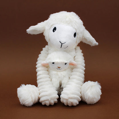 Les Déglingos - Olou Sheep Mom And Baby - White