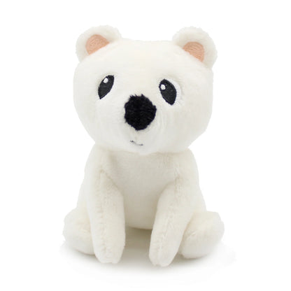 Les Déglingos - Grobidou Polar Bear Mother And Baby - White