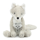 Les Déglingos - Frimou Arctic Fox Mother And Baby - White