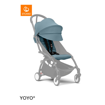 Stokke YOYO3 Black Frame & 6+ Aqua Bundle