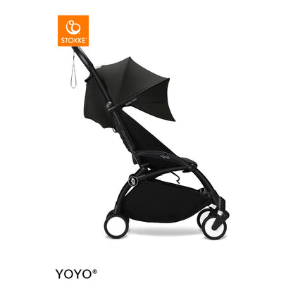 Stokke YOYO3 Black Frame & 6+ Black Bundle