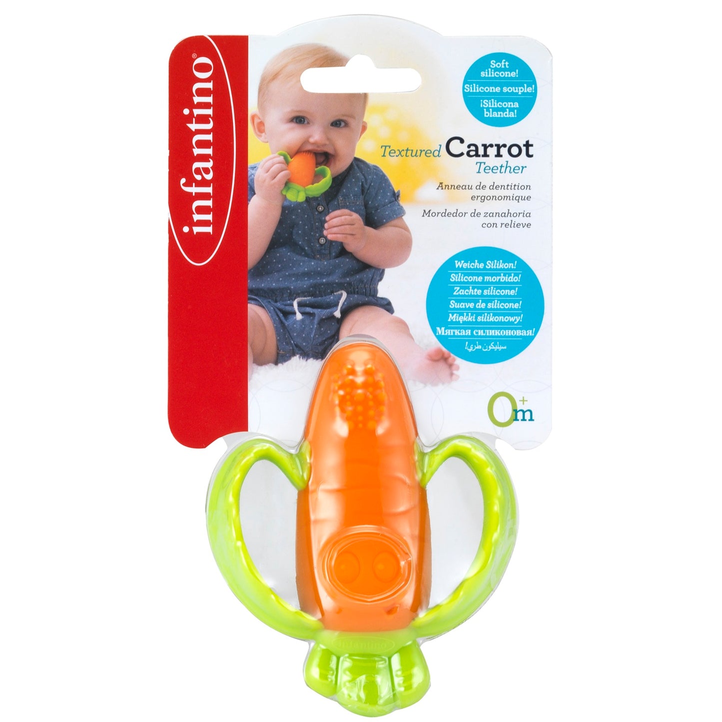 Infantino - Good Bites Textured Carrot Teether