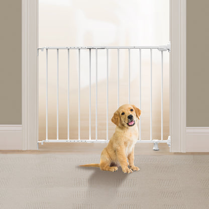 Summer Infant 2-in-1 Simple to Secure Stairway & Hallway 42" Wide Safety Gates  - White