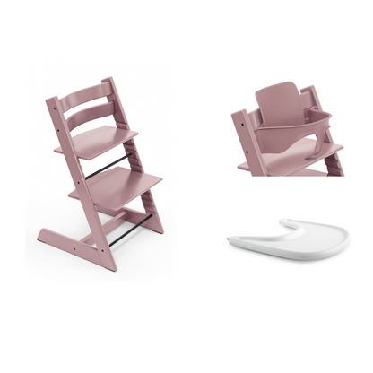 Stokke Tripp Trapp Chair Babyset Tray Bundle