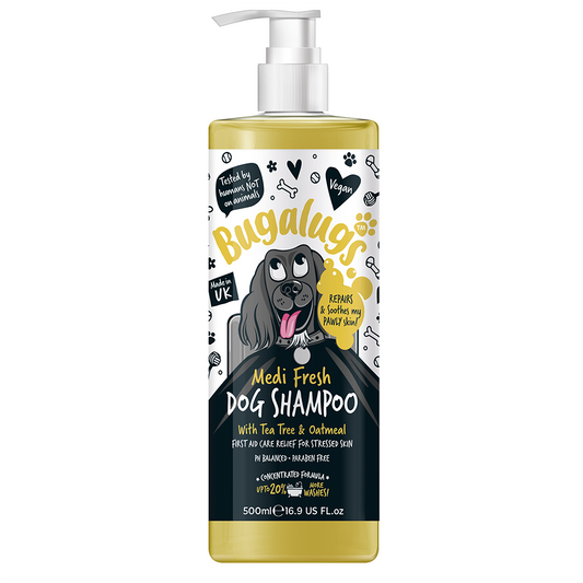 Bugalugs Medi Fresh Dog Shampoo 500ml 16.9 Fl Oz