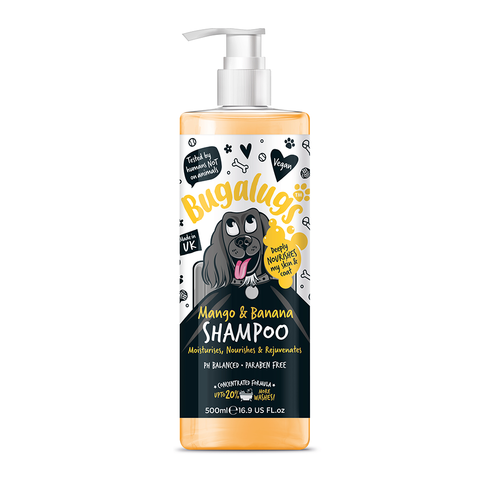 Bugalugs Mango & Banana Shampoo 500ml 16.9 Fl Oz