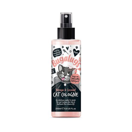 Bugalugs Papaya And Coconut Cat Cologne 200ml / 6.8 Fl Oz