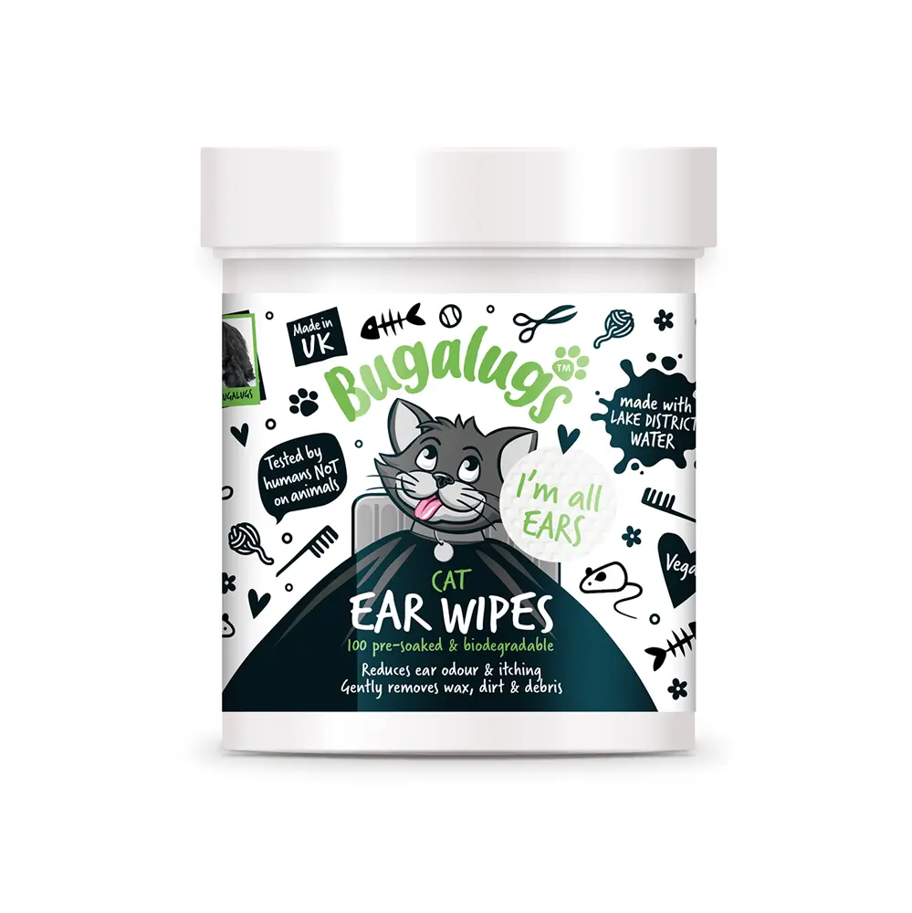 Bugalugs Cat Ear Wipes 100pcs