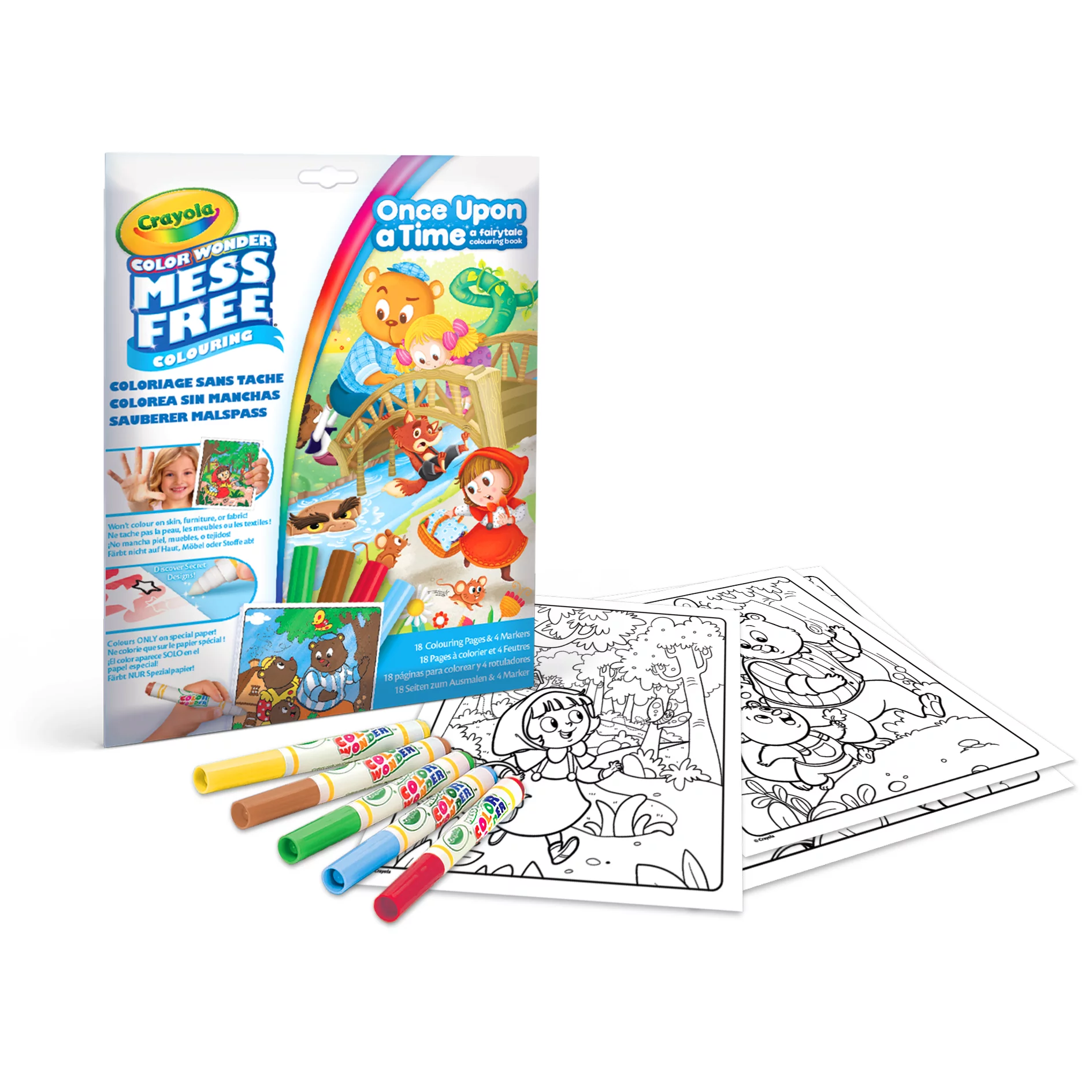 Crayola Color Wonder Coloring Pad & Markers Time