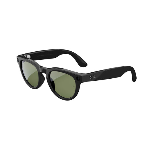 RayBan Meta Glass Headliner Shiny Black/G15 Green | RW4009F