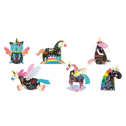 Avenir - Scratch With Jointed Puppets - Unicorns