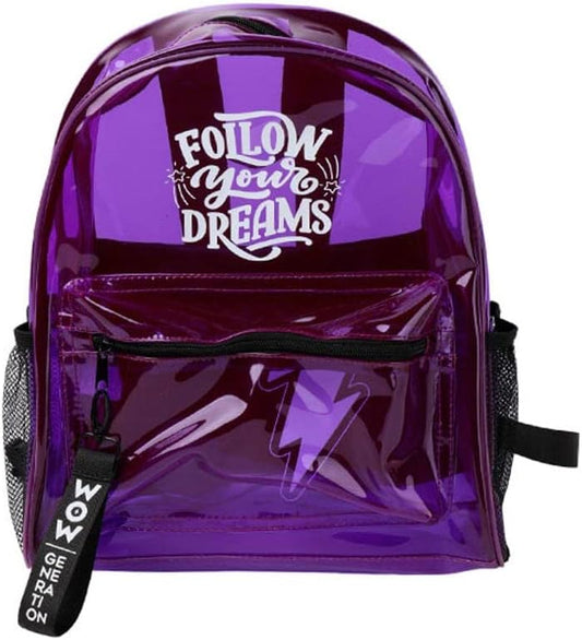 Wow Generation Stroll Backpack Transparent 32cm