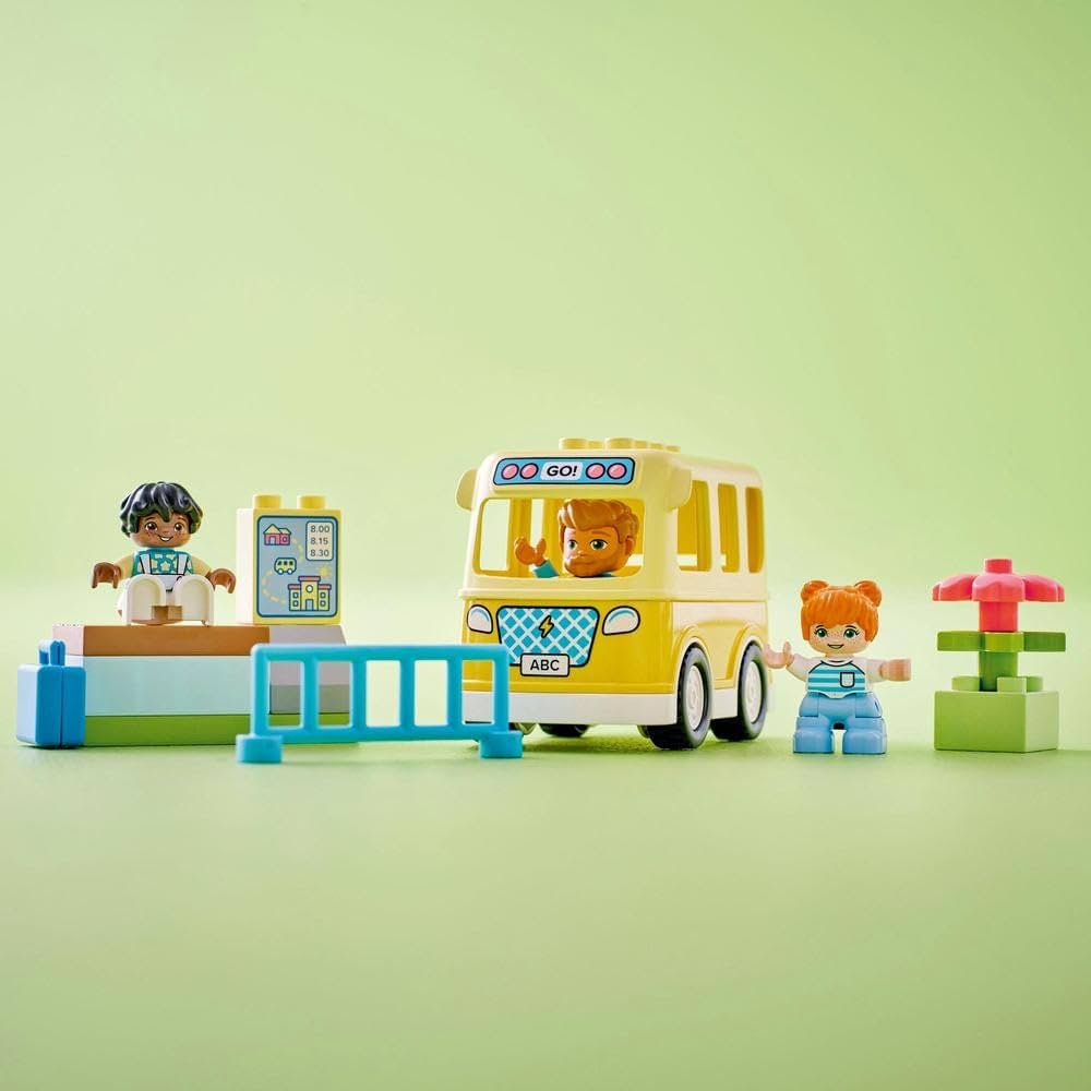 Lego 10988 16-Piece Duplo Town The Bus Ride Building Toy Set
