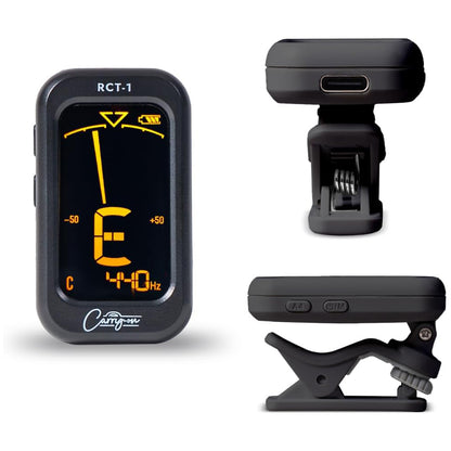 Carry-On RCT-1BK USB Rechargeable Clip-on Tuner With Large Swivel LCD