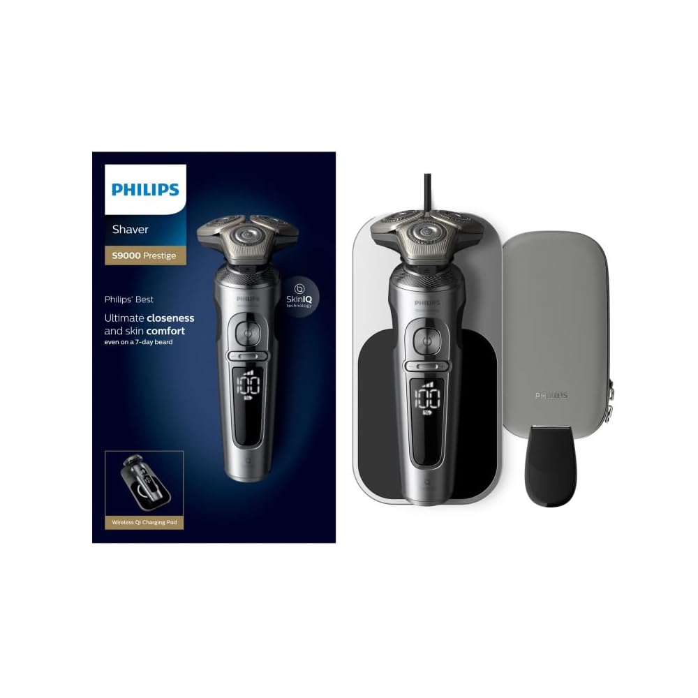 Philips Sp9871/22 Shaver Prestige Wet and Dry Electric Shaver, Series 9000