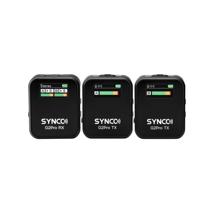 SYNCO G2A2-Pro 2.4G Wireless Microphone - Black