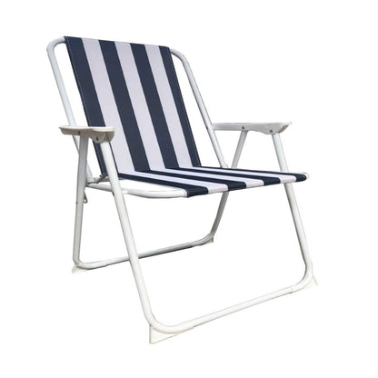 Stripe Foldable Chair Polyester - Assorted