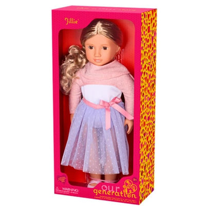 Our Generation Jillie Doll W/Ballerina Dress & Sweater