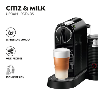 Nespresso Citiz Coffee Machine D113-ME Black
