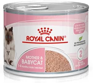 Royal Canin FHN Feline Health Nutrition Mother & Babycat Mousse Wet Cat Food 12x195gm