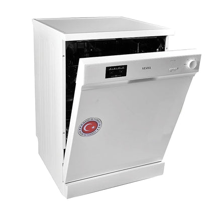 Vestel 12 Place Settings Freestanding Dishwasher, D141, White