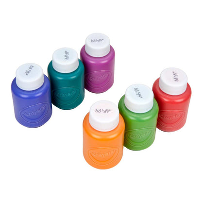 Crayola Washable Project Paint Bold Colors 6pc