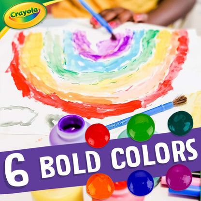 Crayola Washable Project Paint Bold Colors 6pc