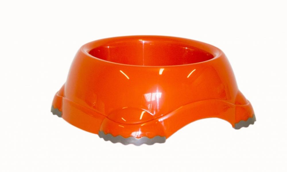 Moderna Smarty Plastic Non Slip Pet Food Bowl Orange XL 2200ml