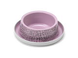 Moderna Trendy Dinner Non Slip System Cat Bowl 350 ml -12 oz - Pink, L17 X W17 X H5,3 cm -L 6.7 X W 6.7 X H 2.1 Inch.