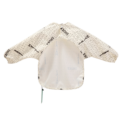 Once Upon a Dua - Long Sleeved Pocket Bib with Carry Pouch - Cream