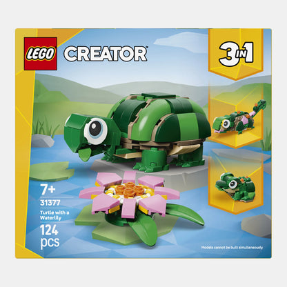 Lego Creator 31377 Turtle With A Water Lily Flower