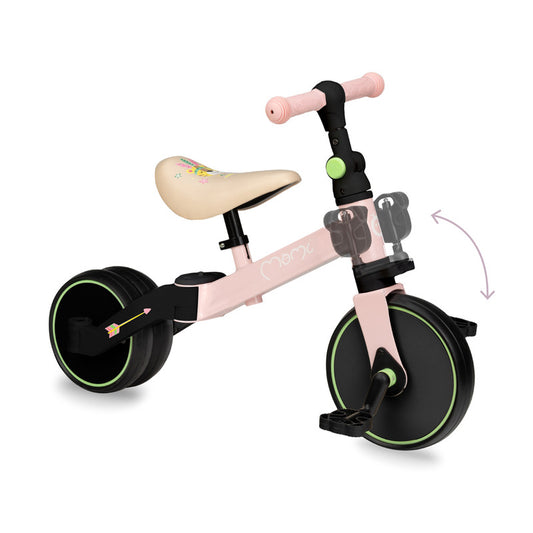 MoMi Loris 4 In 1 Ride-On Bike - Pink