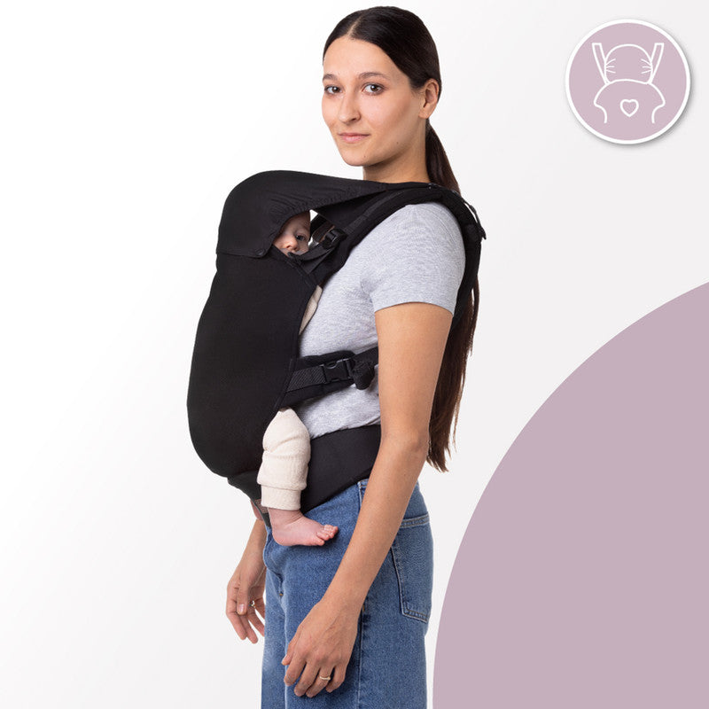 MoMi Collet Baby Carrier - Black