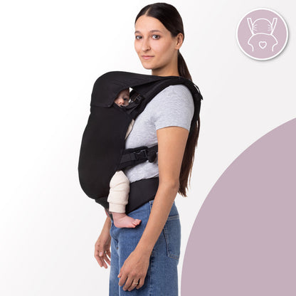 MoMi Collet Baby Carrier - Black
