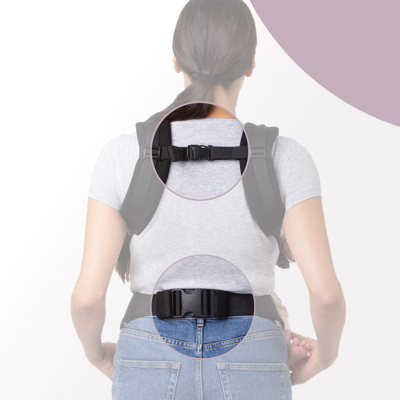 MoMi Collet Baby Carrier - Black