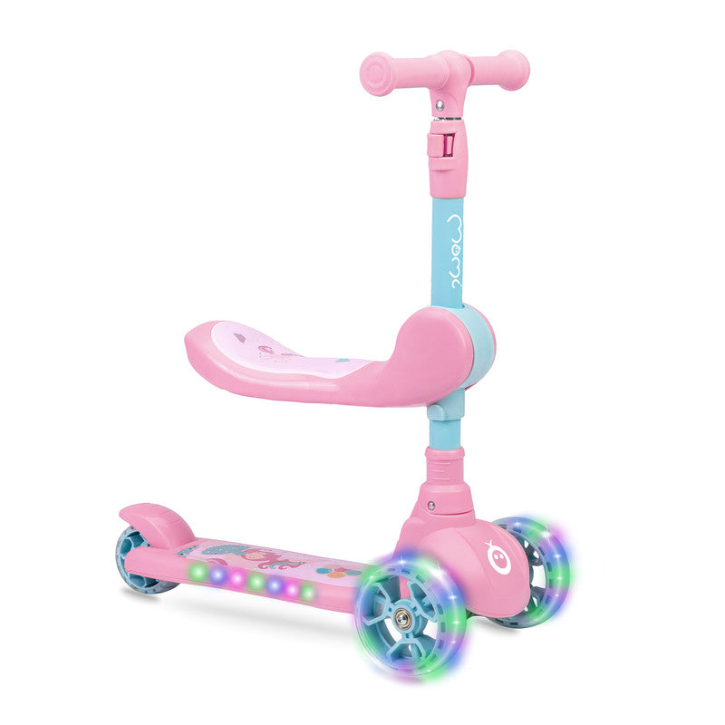 MoMi Kiuru Scooter And Ride-On - Pink